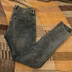 H&M Sz 10 Skinny Gray Blue Stonewash Fade Denim Jeans